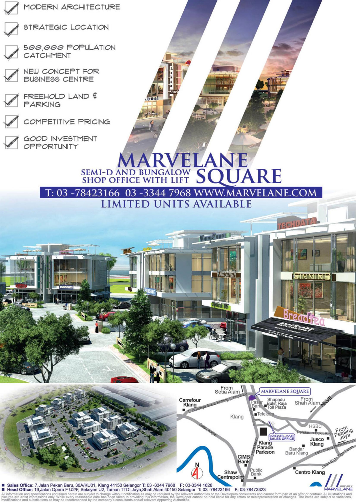 Advertisement: Marvelane Square Shop Office @ Klang, Selangor